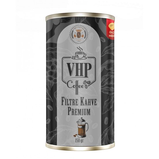 VHP FİLTRE KAHVE PREMİUM 150 GR TENEKE