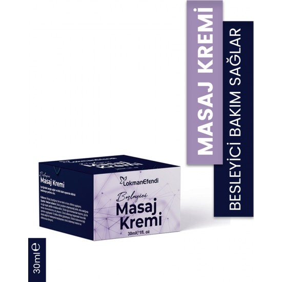 LOKMAN EFENDİ BESLEYİCİ MASAJ KREMİ 30 ML