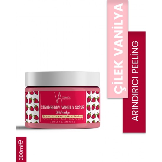 VA COSMETIC SCRUB ÇİLEK-VANİLYA 300 ML