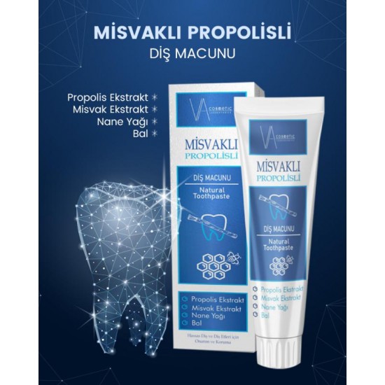 VA COSMETIC MİSVAKLI DİŞ MACUNU 100 ML